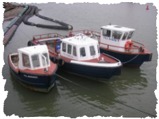 Workboats :- Pill Mariner, Pill Hobbler and Pill Shark